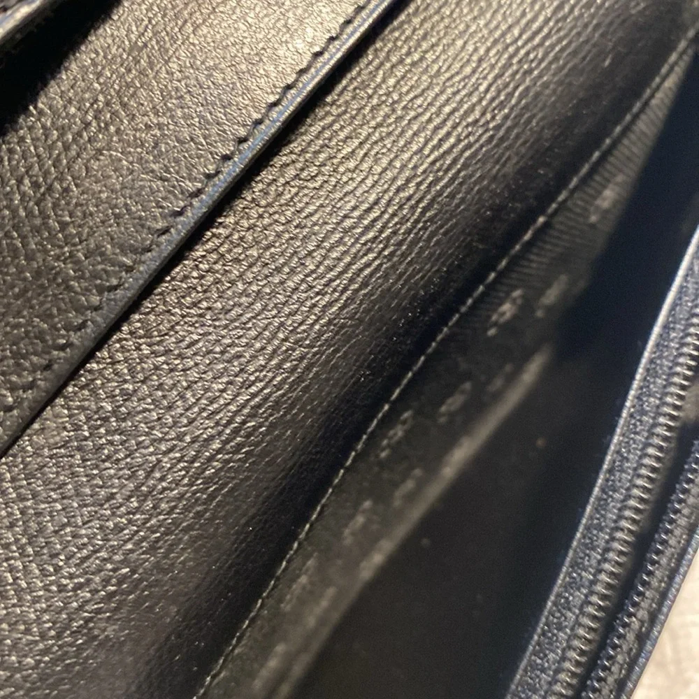 Chanel Blk CC Button Long Wallet w box & authentication card